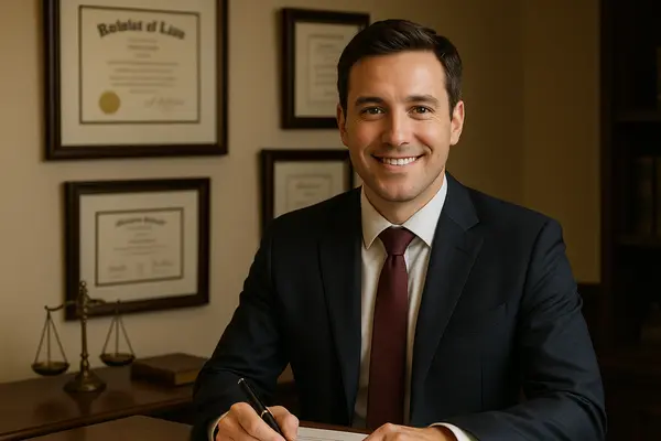 a young lawyer smiling at the camera from Lemon Law Lawyer Los Angeles in Los Angeles, CA - ford lemon law Vehicles